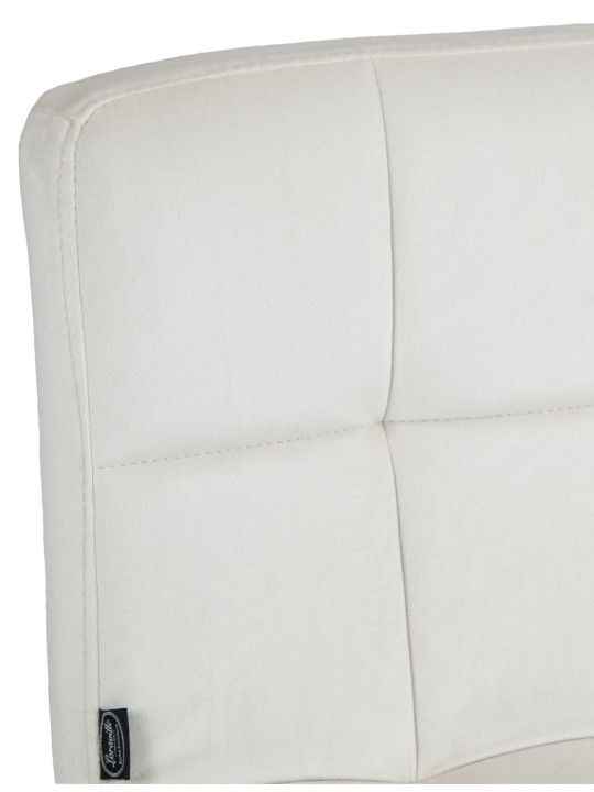 Baarijakkara Peru samettia, kermanvärinen