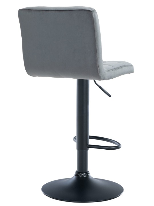 Baarijakkara Peru samettia, tummanharmaa