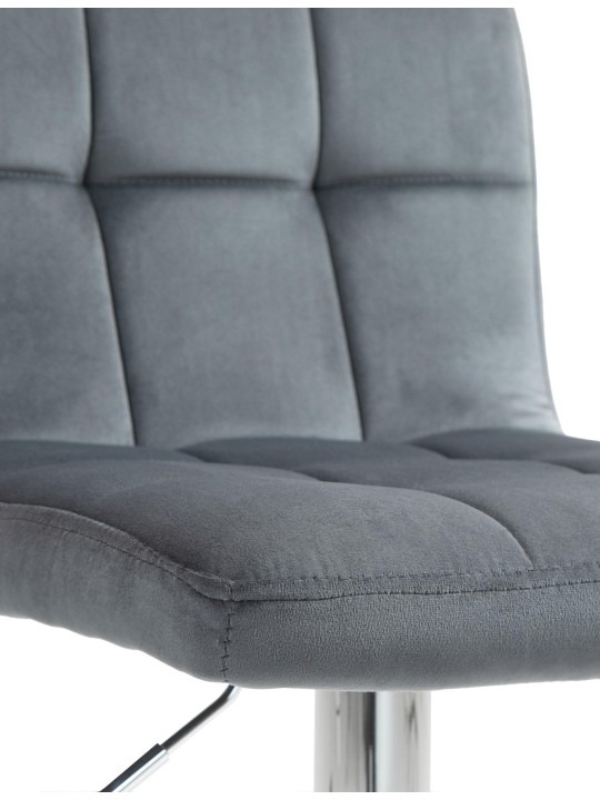 2 baarijakkaran sarja Peru samettikromi, tummanharmaa