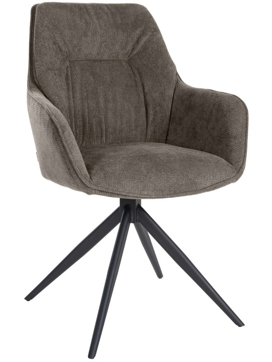 Jules kangas ruokapöydän tuoli, tummanharmaa