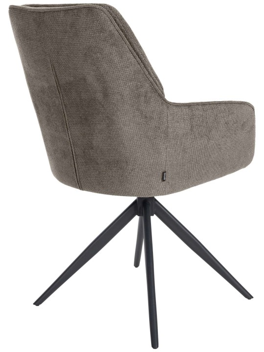 Jules kangas ruokapöydän tuoli, tummanharmaa