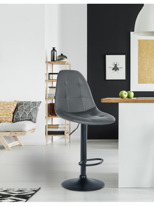 Baarijakkara Elmore keinonahka B, harmaa