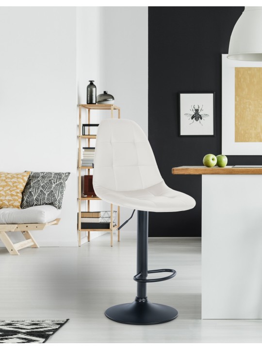 Baarijakkara Elmore keinonahka B, valkoinen