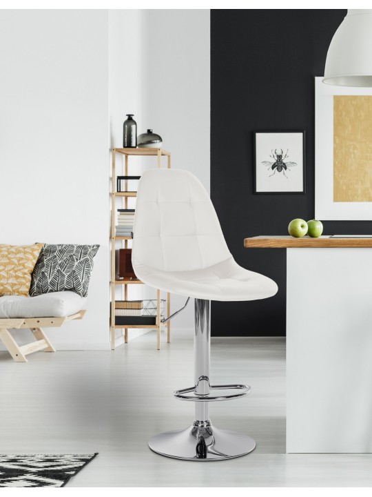 Baarijakkara Elmore keinonahka C, valkoinen