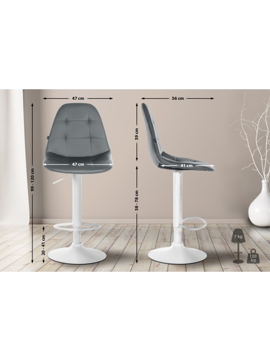 Baarijakkara Elmore keinonahka W, harmaa Baarijakkara Elmore keinonahka W, harmaa