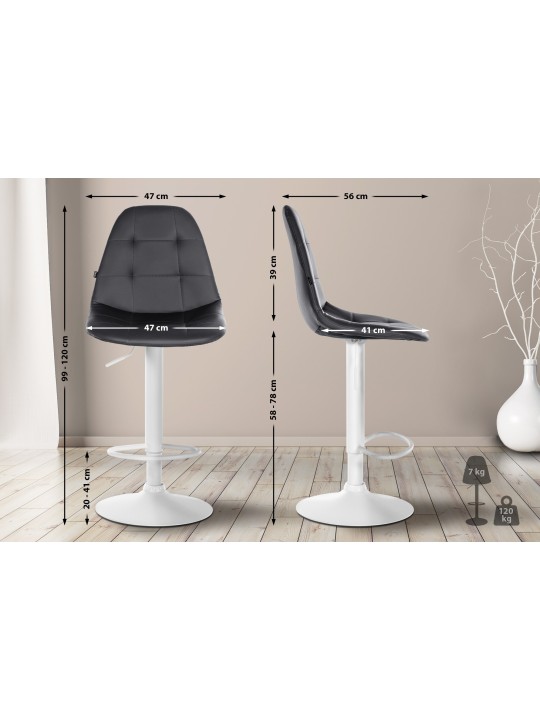 Baarijakkara Elmore keinonahka W, musta