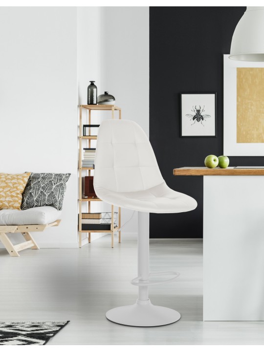 Baarijakkara Elmore keinonahka W, valkoinen