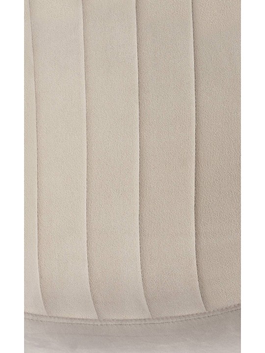 Setti 4 ruokapöydän tuolia Baxter velvet, harmaa