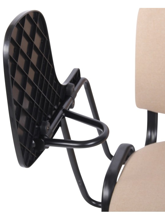 4 Ken-tuolin setti taitettavalla pöytäkankaalla, kermanvärinen