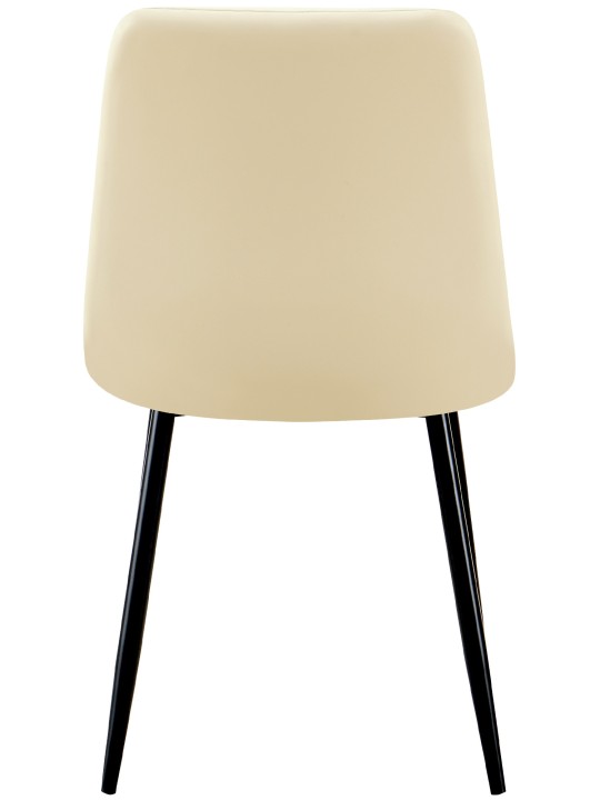 4 ruokapöydän tuolin sarja Antibes keinonahkaa, kermanvärinen