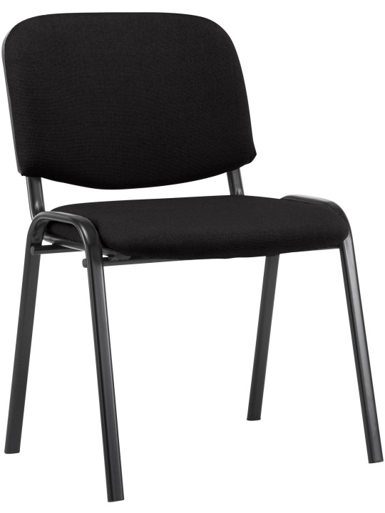 Vierailijatuoli Ken kangasta, musta