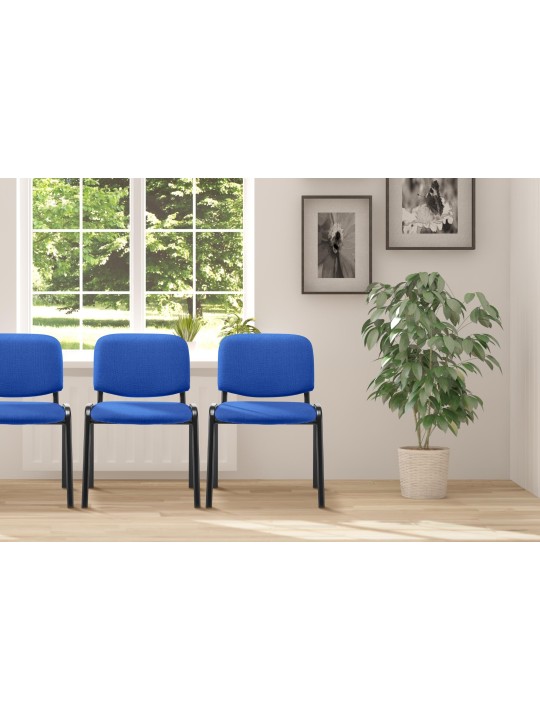 Vierailijatuoli Ken kangasta, sininen