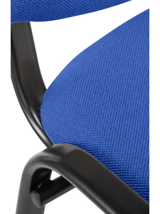 Vierailijatuoli Ken kangasta, sininen