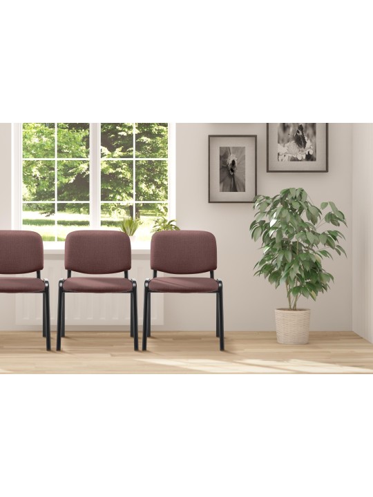 Vierailijatuoli Ken kangasta, ruskea