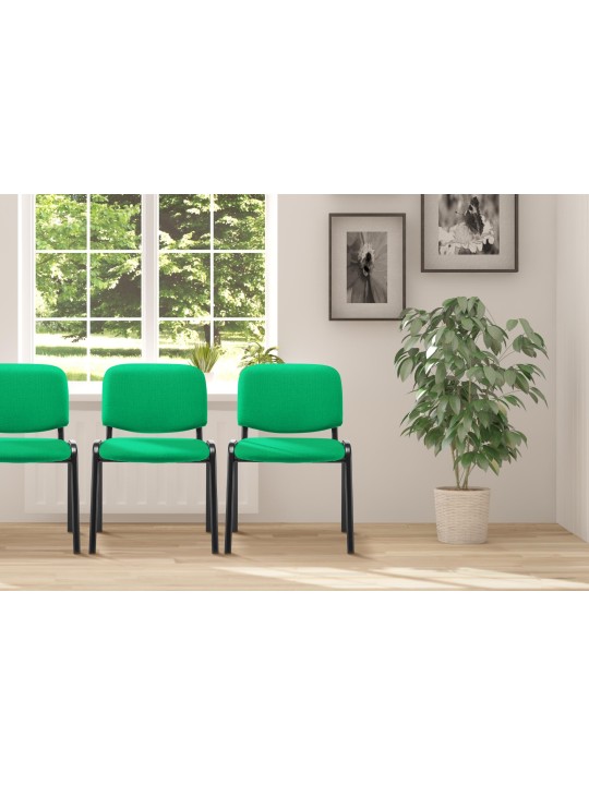 Vierailijatuoli Ken kangasta, vihreä