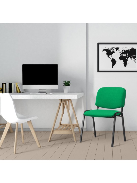 Vierailijatuoli Ken kangasta, vihreä