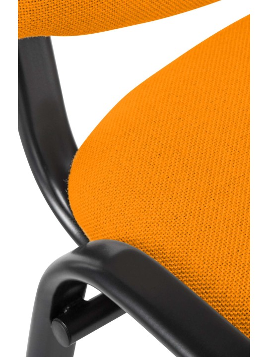 Vierailijatuoli Ken kangasta, oranssi