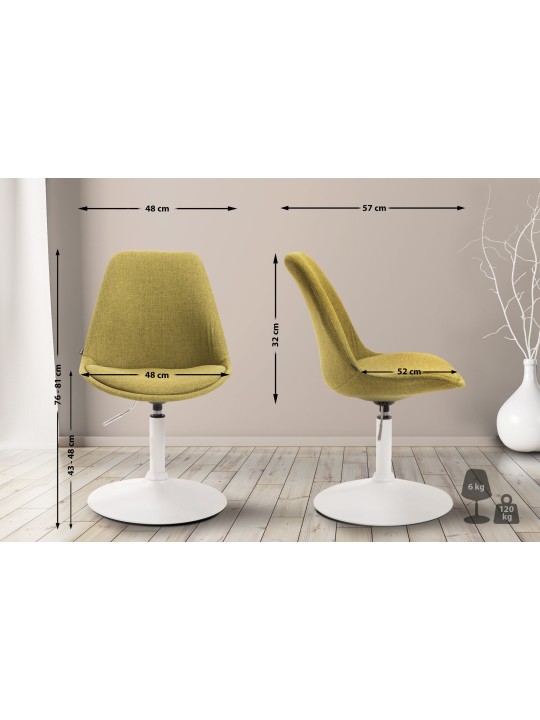 Tuoli Maverick W kangasta, vihreä