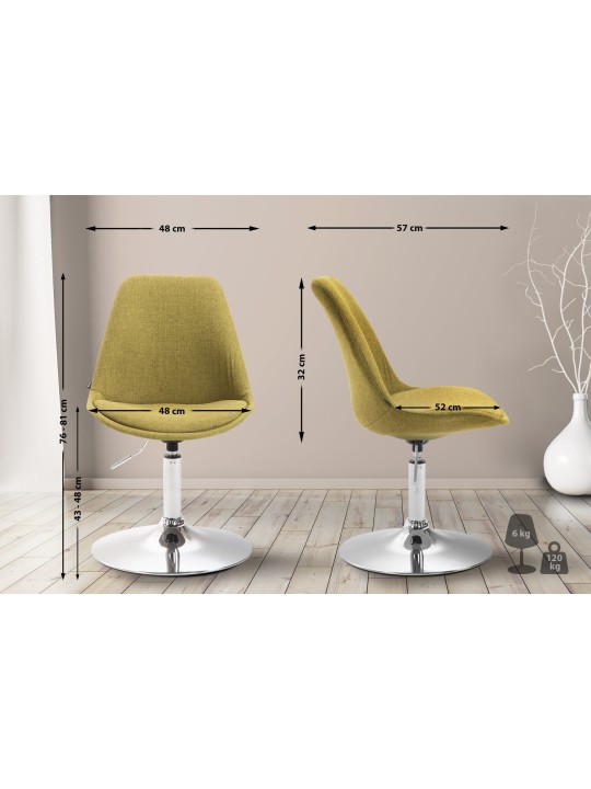 Tuoli Maverick C kangasta, vihreä