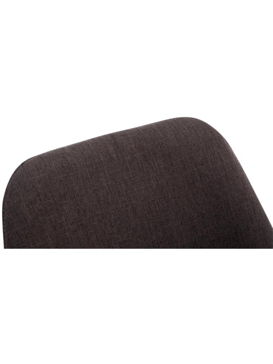 Vierailutuoli Borneo V2 Natura kangasta, tummanharmaa