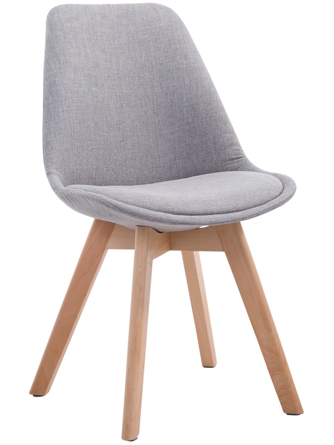 Vierailutuoli Borneo V2 Natura kangasta, harmaa