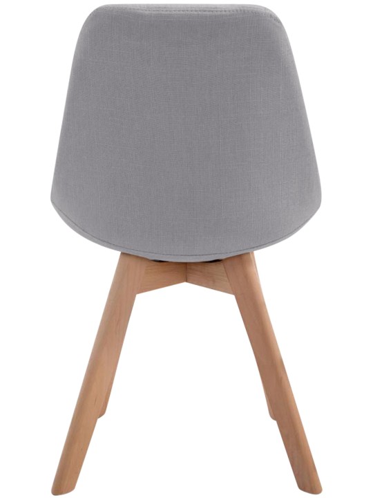 Vierailutuoli Borneo V2 Natura kangasta, harmaa