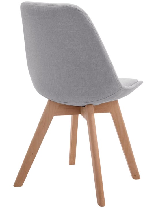 Vierailutuoli Borneo V2 Natura kangasta, harmaa