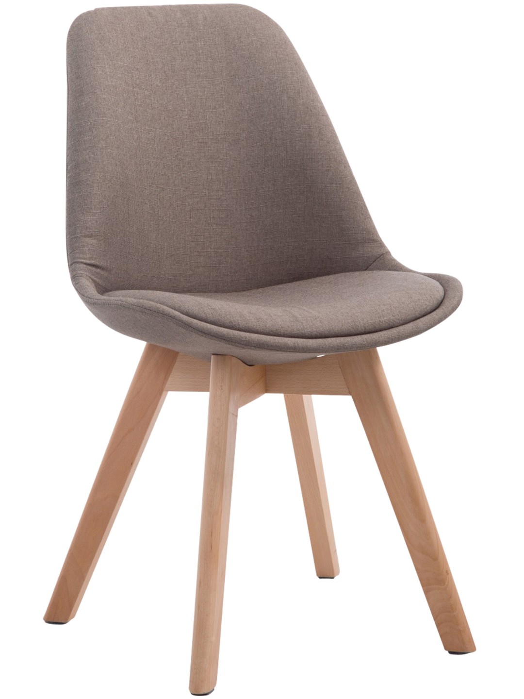 Vierailutuoli Borneo V2 Natura kangasta, taupe