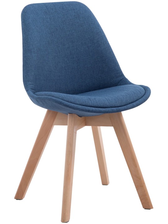 Vierailutuoli Borneo V2 Natura kangasta, sininen