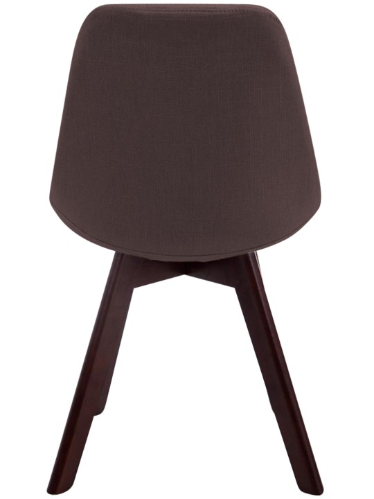 Vierailutuoli Borneo V2 pähkinäkankaasta, ruskea