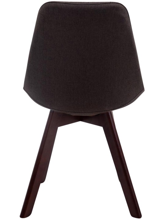 Vierailutuoli Borneo V2 pähkinäkankaasta, tummanharmaa