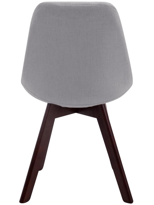 Vierailutuoli Borneo V2 pähkinäkankaasta, harmaa