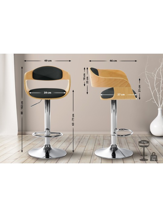 Baarijakkara Kingston C, luonnonvärinen/musta