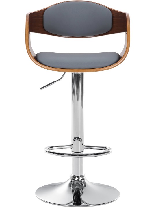 Baarijakkara Kingston C keinonahkaa, pähkinä/harmaa