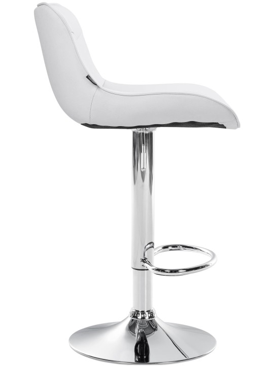 Baarijakkara Vonore keinonahka kromi, valkoinen