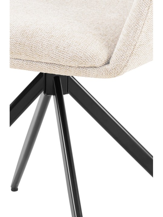 Olema kangas ruokatuoli, kermanvärinen