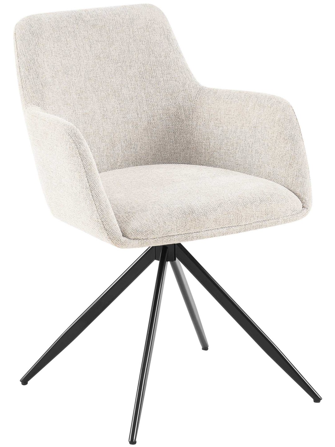 Olema kangas ruokatuoli, kermanvärinen