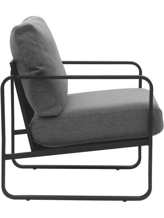 Lounger Manea kangas, tummanharmaa Lounger Manea kangas, tummanharmaa
