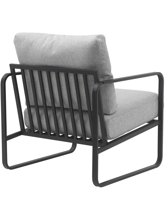 Lounger Manea kangas, vaaleanharmaa