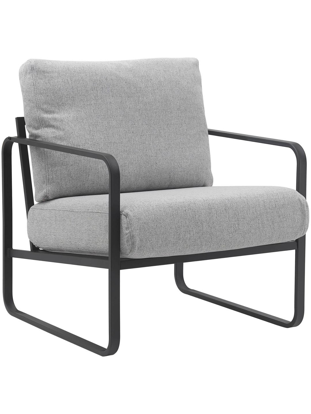 Lounger Manea kangas, vaaleanharmaa