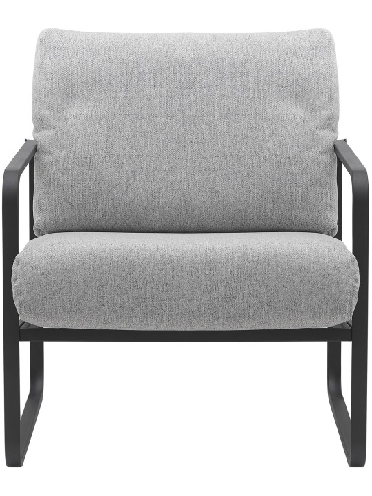 Lounger Manea kangas, vaaleanharmaa