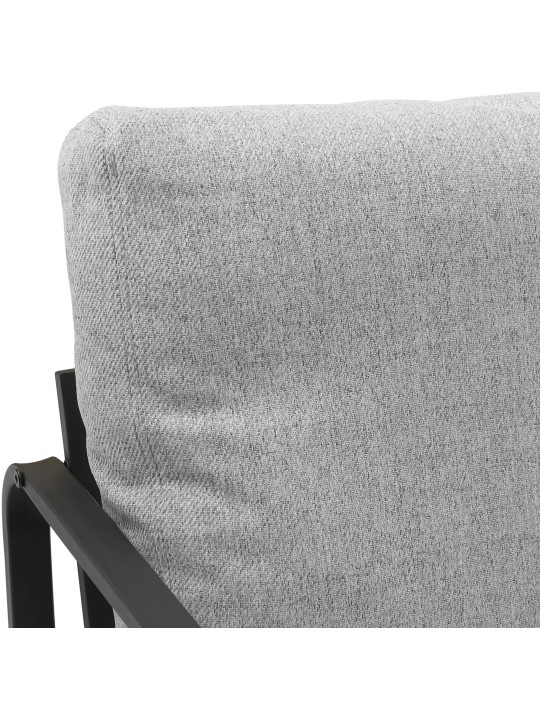 Lounger Manea kangas, vaaleanharmaa