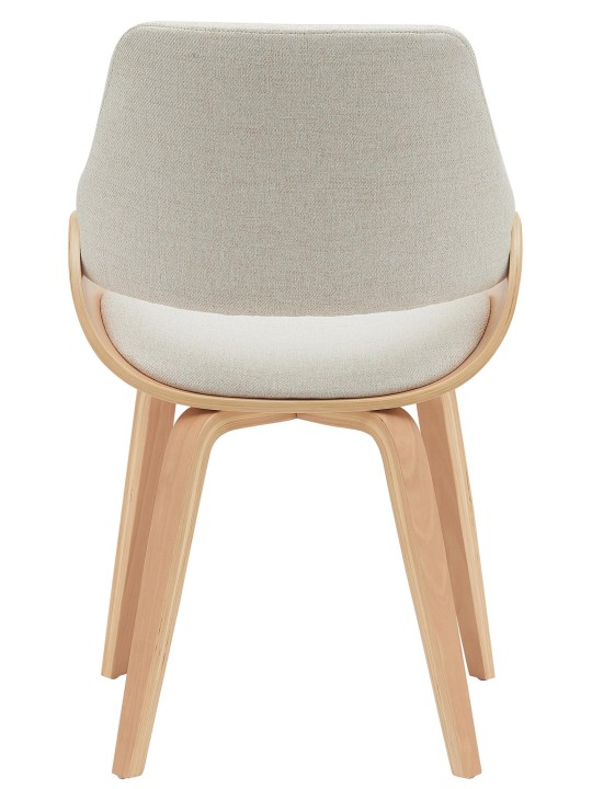 Ruokasalin tuoli Vangale kangasta, luonnonvärinen/kermanvärinen