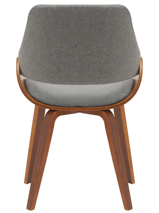 Ruokasalin tuoli Vangale kangasta, pähkinä/tummanharmaa