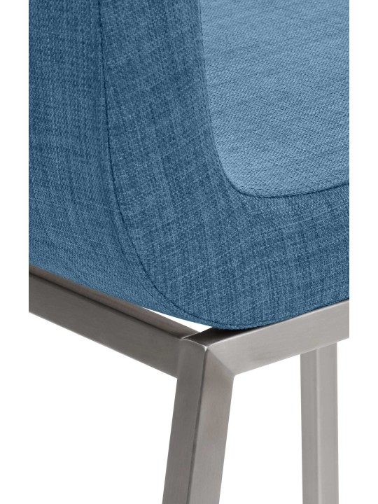 Ruokapöydän tuoli Colmar FABRIC, sininen