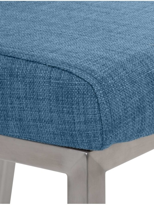 Ruokapöydän tuoli Colmar FABRIC, sininen