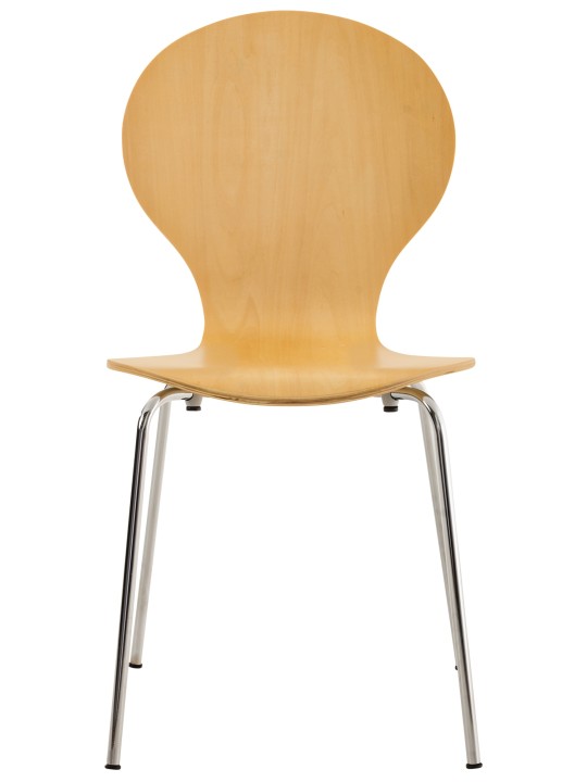 2 vierailijatuolin setti Diego, luonnonvärinen