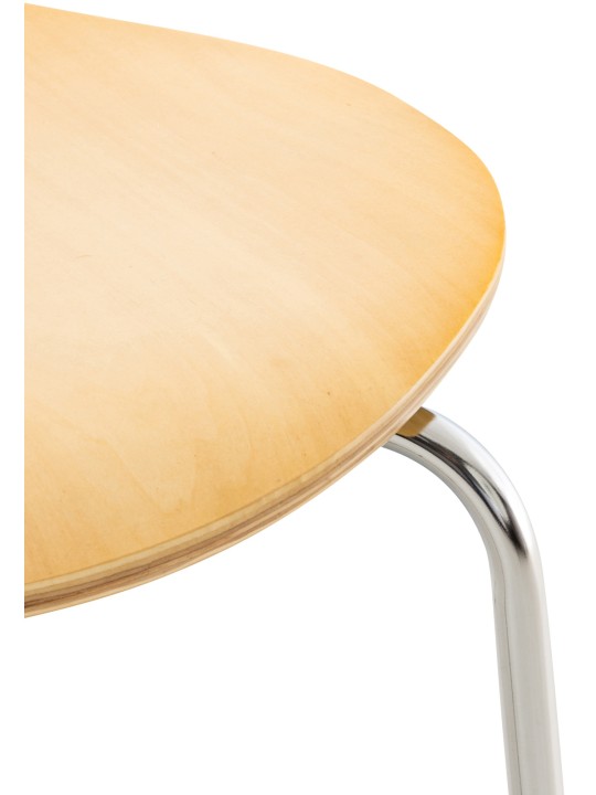 2 vierailijatuolin setti Diego, luonnonvärinen