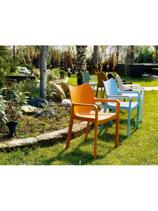 Tuoli DIVA, vaaleanharmaa