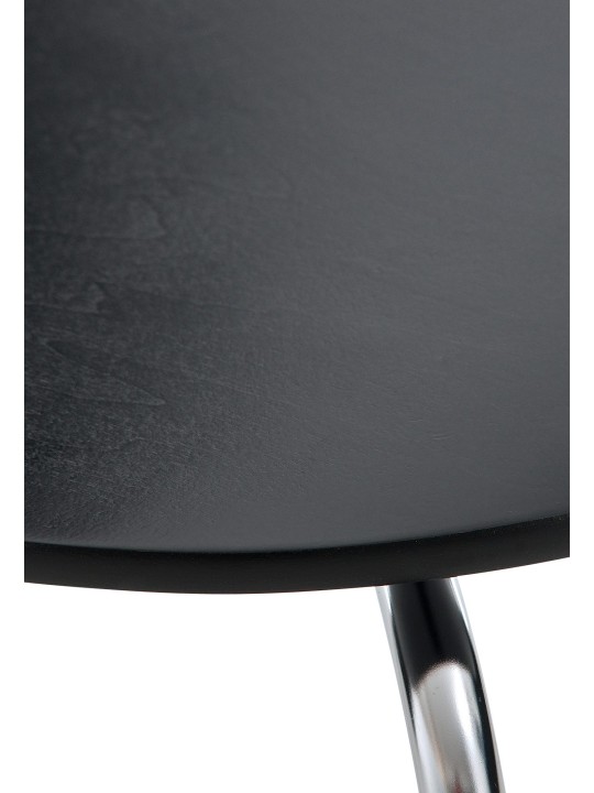 4 vierailijatuolin setti Diego, musta